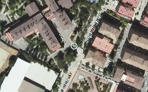 Vista aérea de la ubicación de Centro Residencial Hermanitas de los Pobres