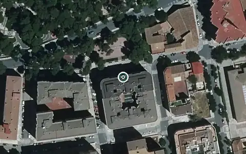 Vista aérea de la ubicación de Residencia de Mayores Santa Teresa