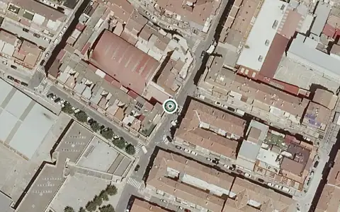 Vista aérea de la ubicación de Residencia de Ancianos de Lodosa