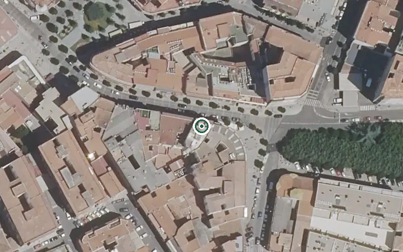 Vista aérea de la ubicación de Centro Residencial Talavera