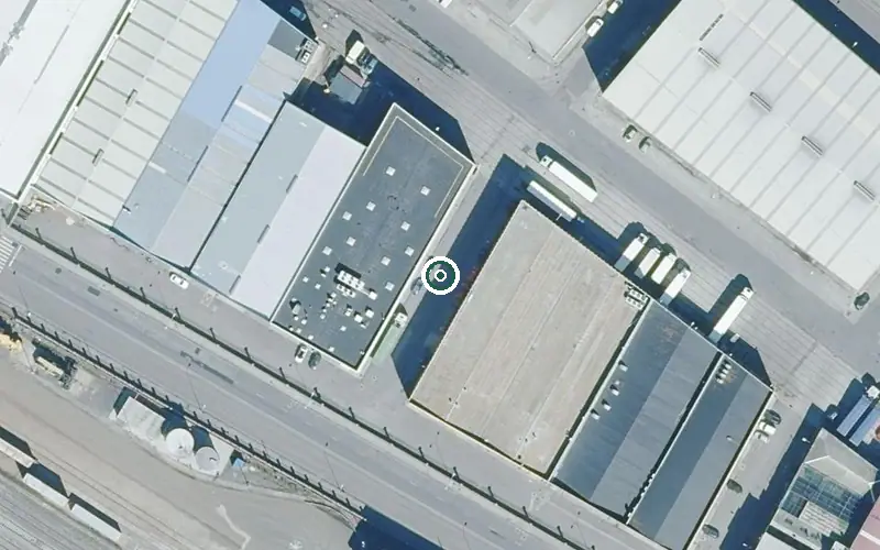 Vista aérea de la ubicación de Centro de Día Afaco
