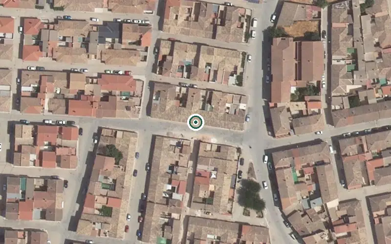 Vista aérea de la ubicación de Centro Residencial Rodríguez Penalva