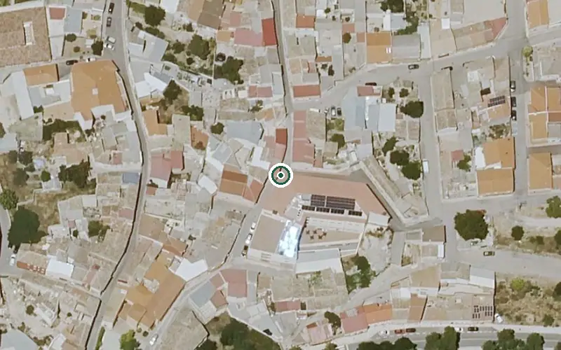 Vista aérea de la ubicación de Residencia de Mayores Arco de la Malena