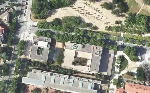 Vista aérea de la ubicación de Residència per a Gent Gran Cerdanyola
