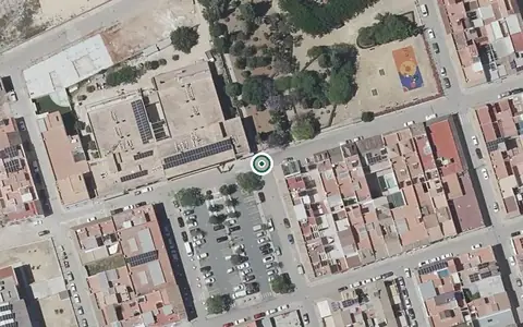 Vista aérea de la ubicación de Centro de Día para Mayores la Puebla de Cazalla