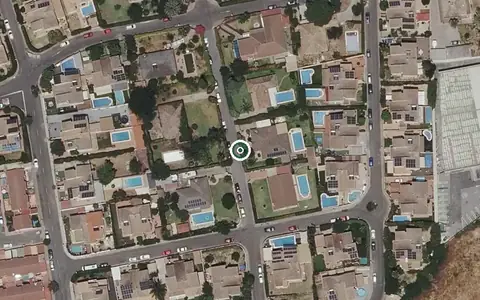 Vista aérea de la ubicación de Residencia para Mayores Geras Aljarafe