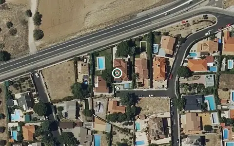Vista aérea de la ubicación de Residencia Castilla