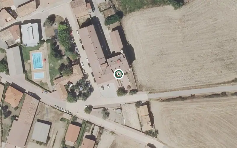Vista aérea de la ubicación de Residencia Yécora