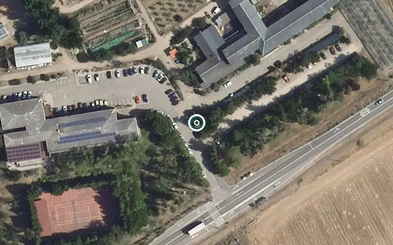 Vista aérea de la ubicación de Residencia para Personas Mayores la Arbolada