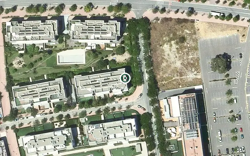 Vista aérea de la ubicación de Centre de dia Sitges Park