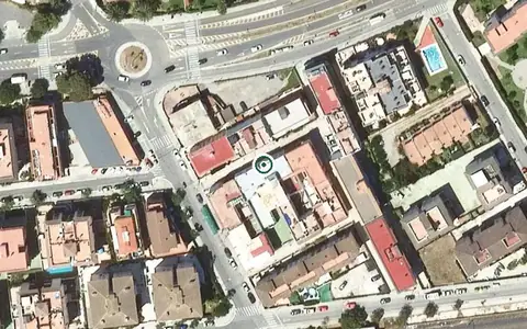 Vista aérea de la ubicación de Centro de día Santa Ana