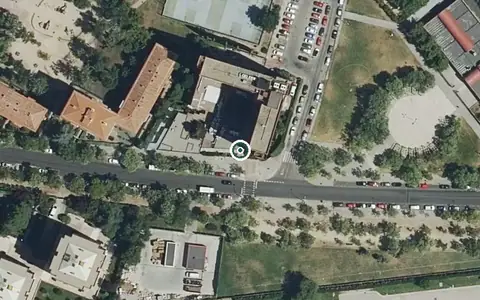 Vista aérea de la ubicación de Residencia Vallecas