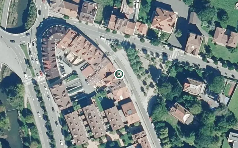 Vista aérea de la ubicación de Residencia La Guía