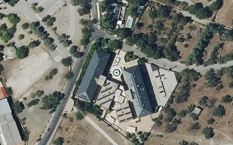 Vista aérea de la ubicación de Residencia Mial Salud (Torrelodones)