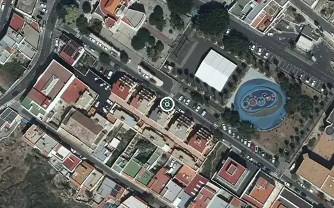 Vista aérea de la ubicación de Centro Socio Sanitario Fasnia