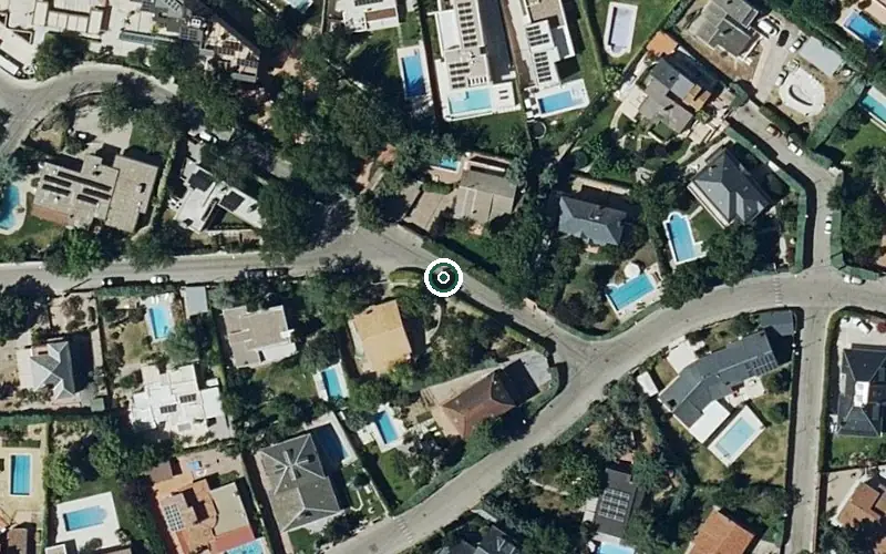 Vista aérea de la ubicación de Residencia Ballesol Majadahonda