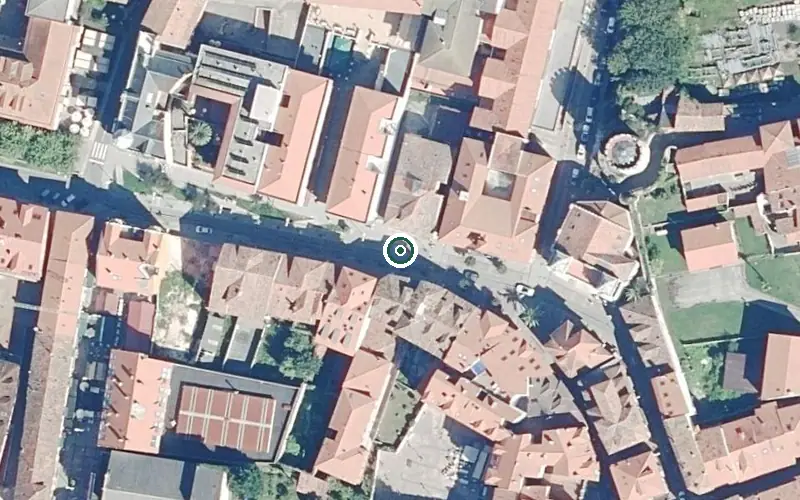 Vista aérea de la ubicación de Residencia Llanes