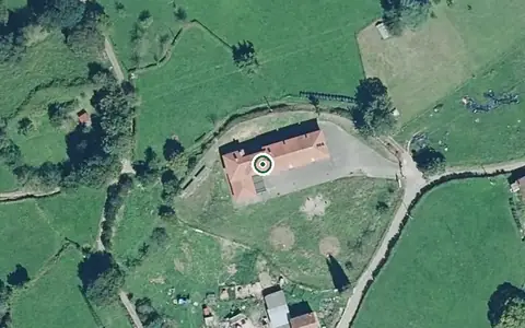 Vista aérea de la ubicación de Residencia Geriátrica Santirso