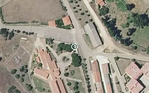 Vista aérea de la ubicación de Residencia de Personas Mayores la Piedad