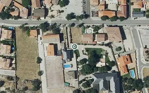 Vista aérea de la ubicación de Residencia Santa Fe (Zarzalejo)