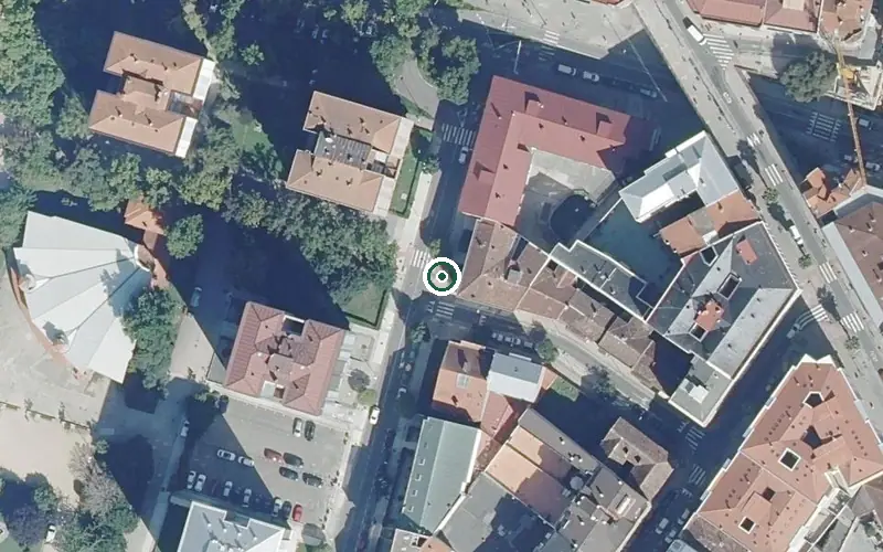 Vista aérea de la ubicación de Centro de Día al Faro
