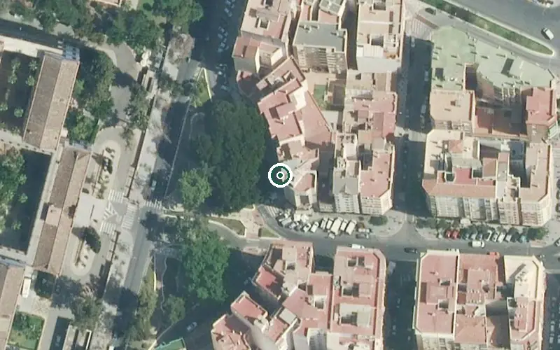 Vista aérea de la ubicación de Centro de Día para Mayores