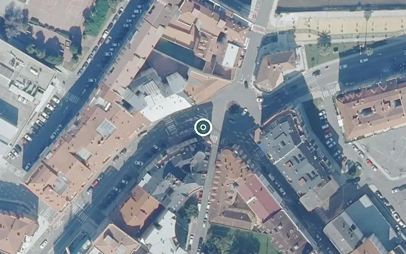 Vista aérea de la ubicación de Centro de Día para Persoas Maiores de Vilagarcia de Arousa