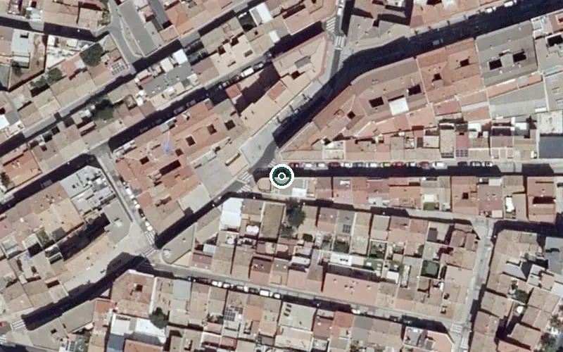 Vista aérea de la ubicación de Residencia de Ancianos las Terrazas