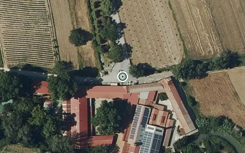 Vista aérea de la ubicación de Residencia Isla Taray