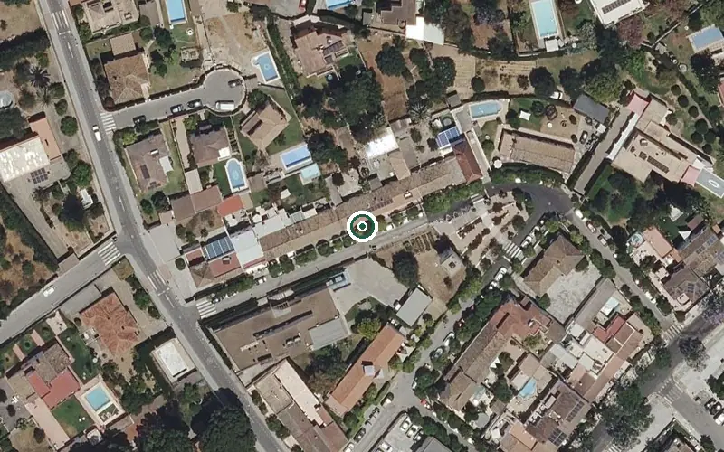 Vista aérea de la ubicación de Centro de Día para Mayores Nuestra Segunda Casa