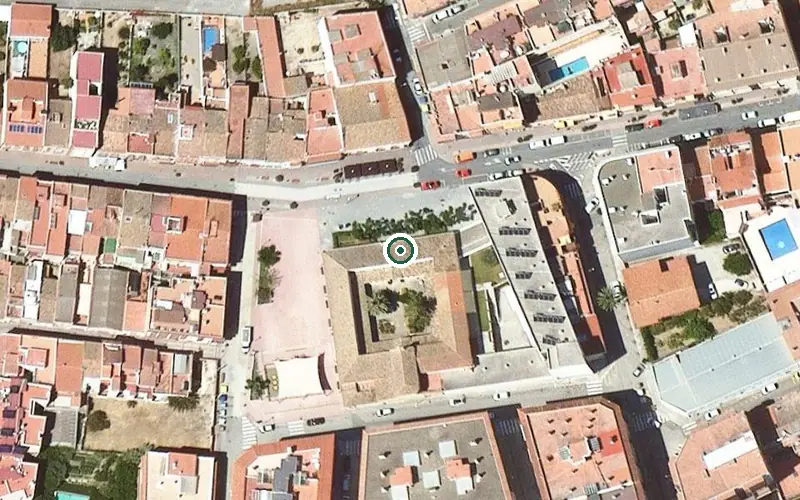 Vista aérea de la ubicación de Centre de dia Pere Badia