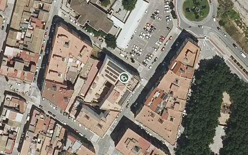 Vista aérea de la ubicación de Residencia P.m.d. Parqueluz Catarroja
