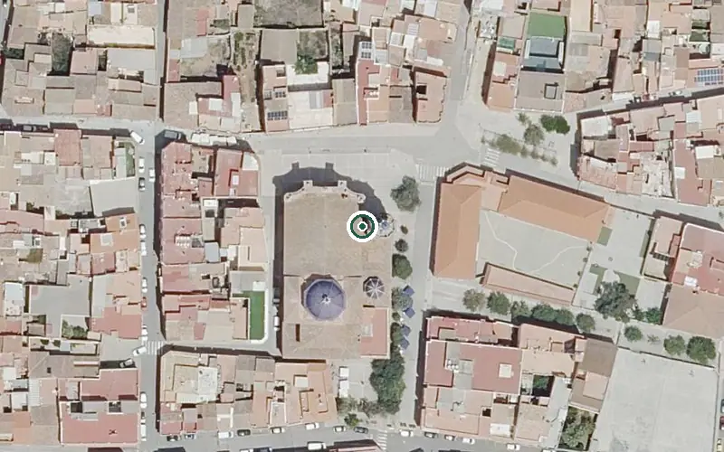 Vista aérea de la ubicación de Centro de Día Asociación Familiares de Alzheimer Plana Baixa