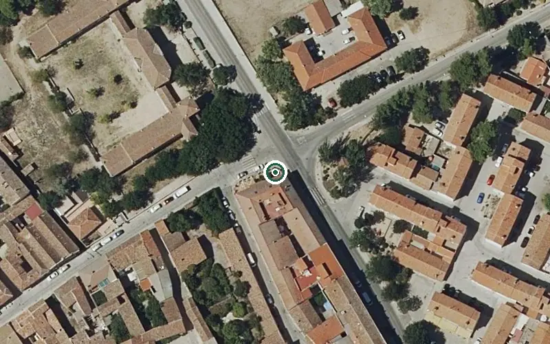 Vista aérea de la ubicación de Residencia San José (Chinchón)