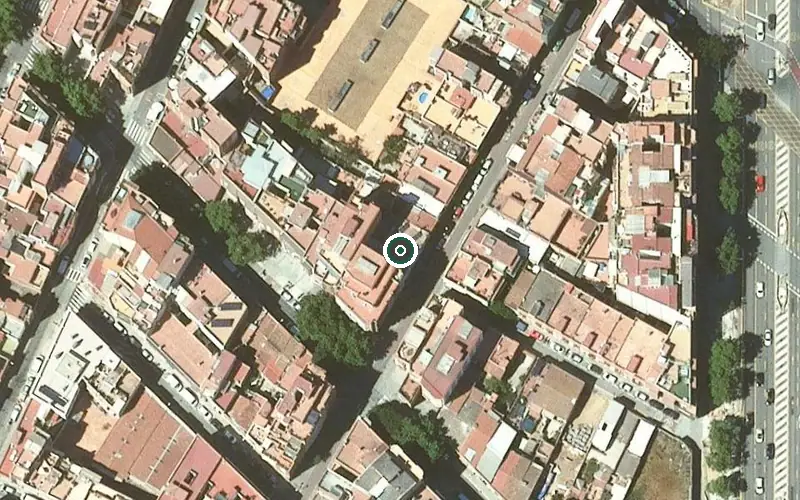 Vista aérea de la ubicación de Residència Santa Olga