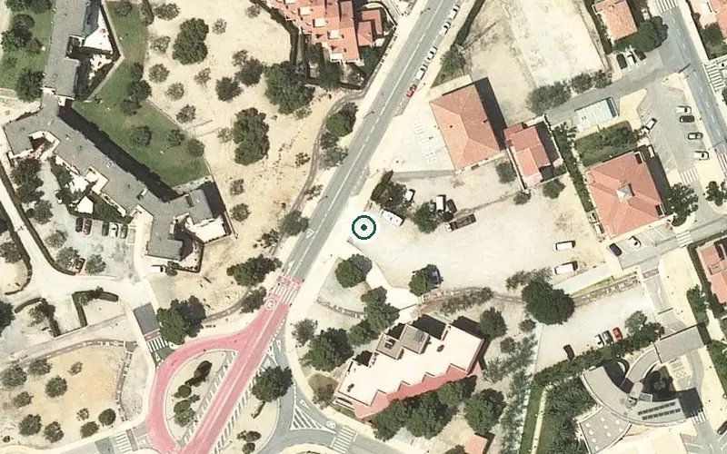 Vista aérea de la ubicación de Residència Hospitalet de l'Infant
