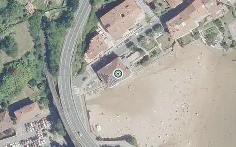 Vista aérea de la ubicación de Residencia Gure Etxea Egoitza
