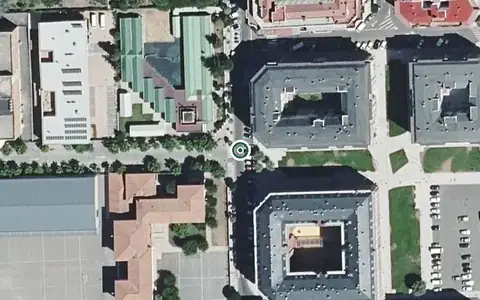 Vista aérea de la ubicación de Centro de Atención Integral para Enfermos de Alzheimer