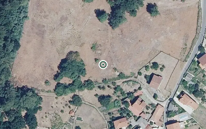 Vista aérea de la ubicación de Vivenda Comunitaria Edades Vivienda de Mayores