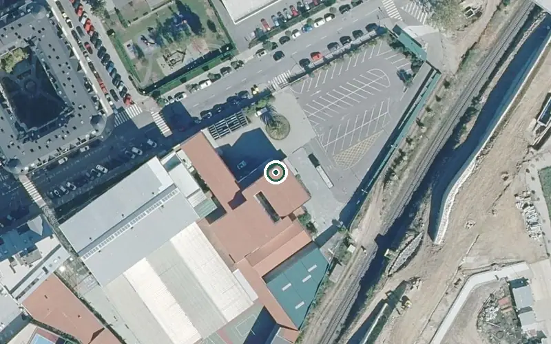 Vista aérea de la ubicación de Residencia de Maiores Concepción Arenal