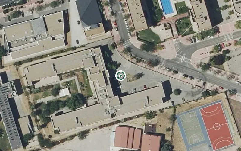 Vista aérea de la ubicación de Centro de Día Amavir Torrejón