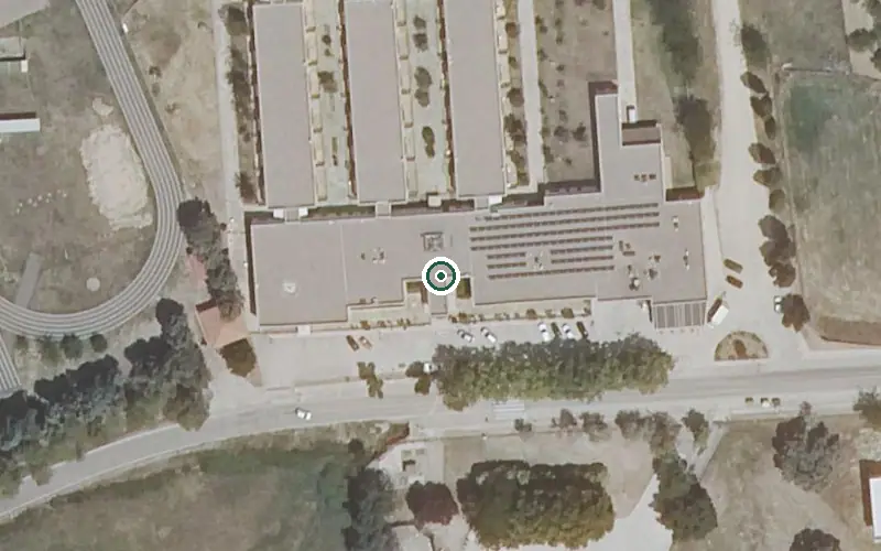 Vista aérea de la ubicación de Residencia de Mayores San Roque de Navalcan