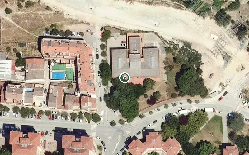 Vista aérea de la ubicación de Residència per a Gent Gran Font dels Capellans