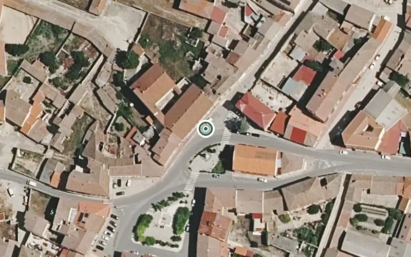 Vista aérea de la ubicación de Residencia de Personas Mayores San Juan de la Cruz