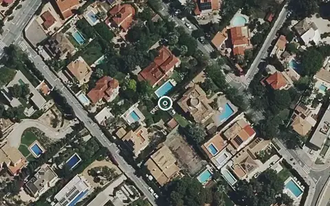 Vista aérea de la ubicación de Residencia para Personas Mayores Dependientes el Paular