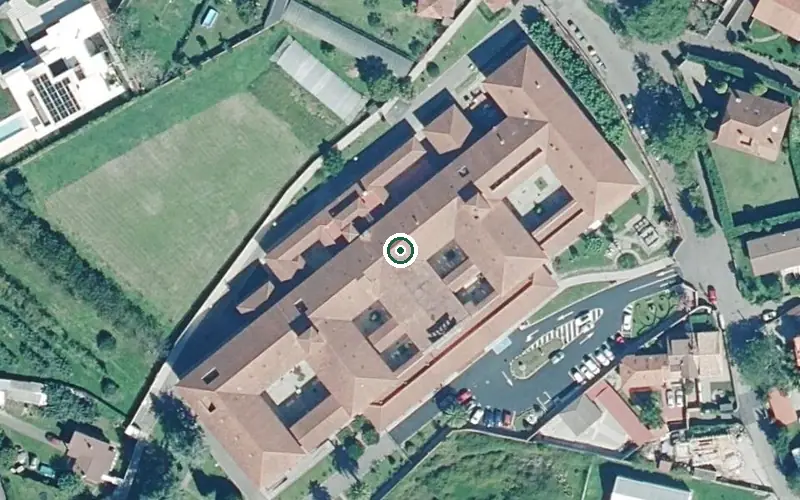Vista aérea de la ubicación de Residencia Santa Teresa Jesús Jornet Gijón
