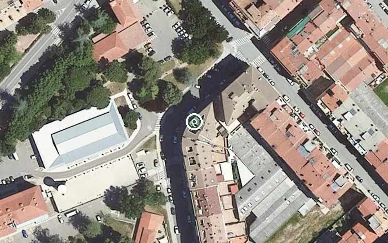 Vista aérea de la ubicación de Centre de dia per a Gent Gran L'Onada Berga