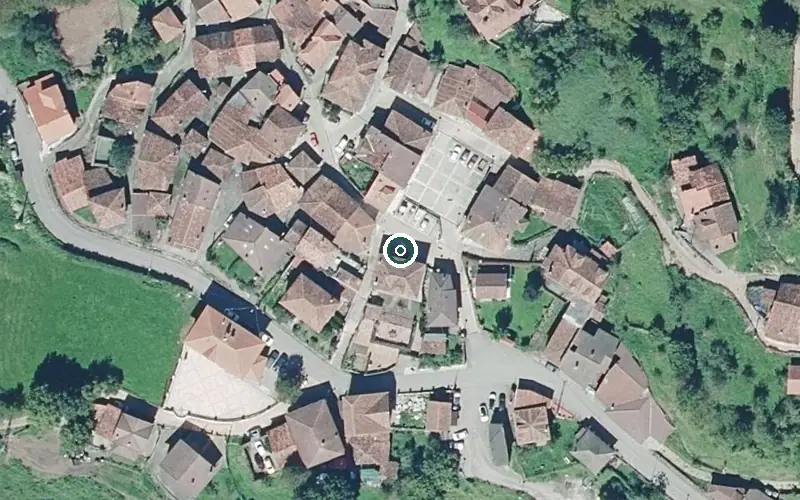 Vista aérea de la ubicación de Residencia la Parada