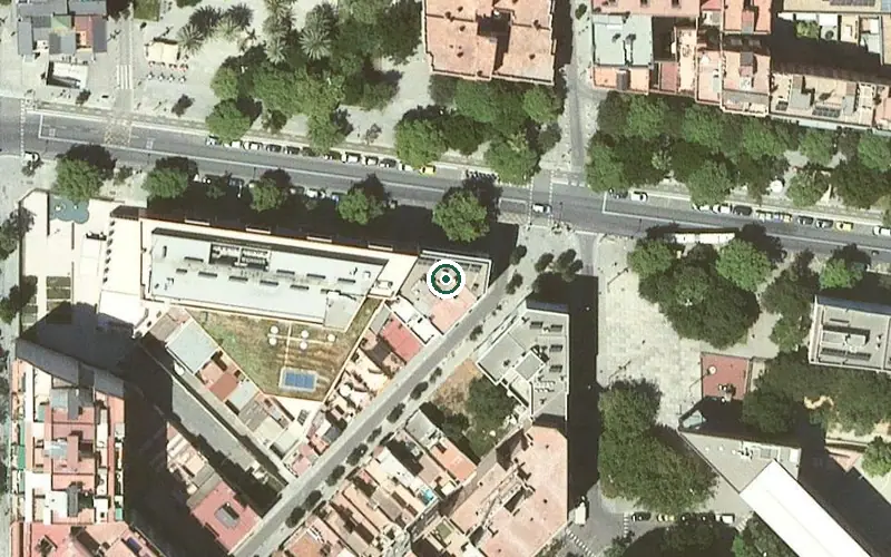 Vista aérea de la ubicación de Centre de dia BCN