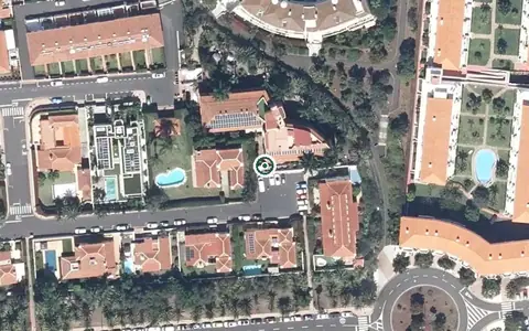 Vista aérea de la ubicación de Centro Residencial Davida